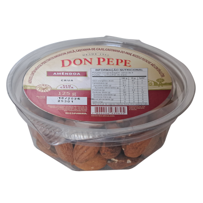 Amêndoa Crua sem Casca 125g