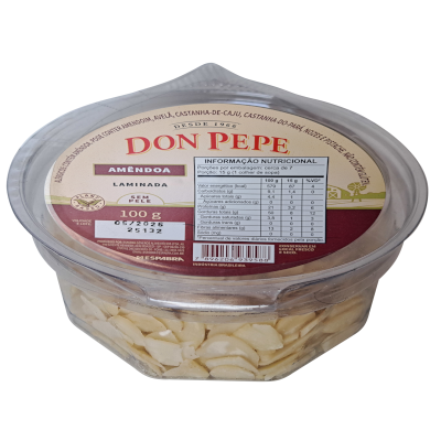 Amêndoa Laminada sem Pele 100g