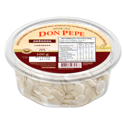 Amêndoa Laminada sem Pele 100g