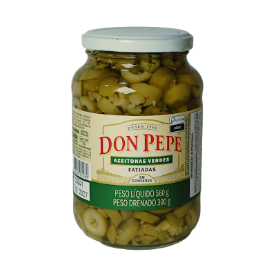 Azeitonas Verdes Fatiadas 300g