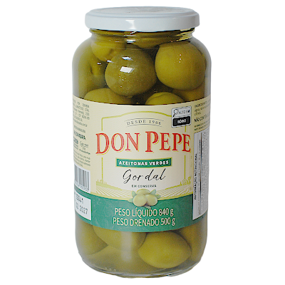Azeitonas Verdes Gordal 500g
