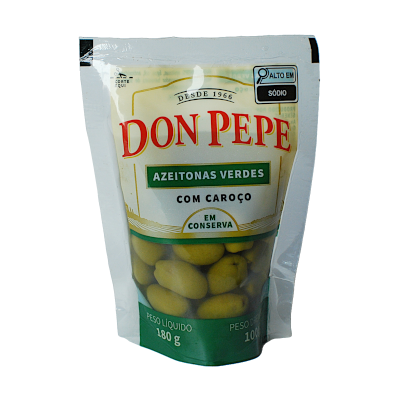 Azeitonas Verdes com Caroço 100g