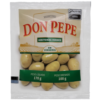 Azeitonas Verdes com Caroço 100g
