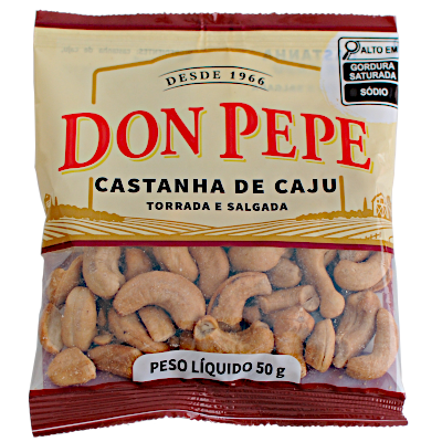 Castanha de Caju Torrada e Salgada  50g