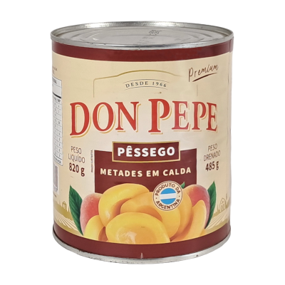 Pêssego em Calda em Metade 485g