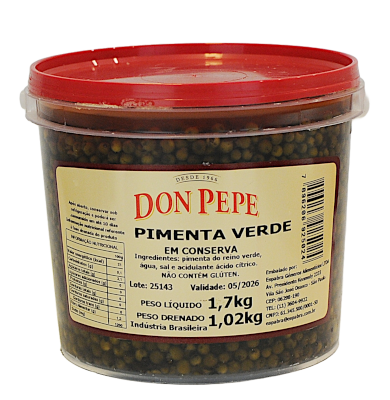 Pimenta Verde em Conserva 1,02kg