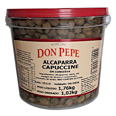Alcaparra Capuccine em Conserva 1,02Kg
