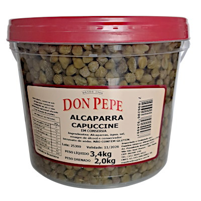 Alcaparra Capuccine em Conserva 2kg